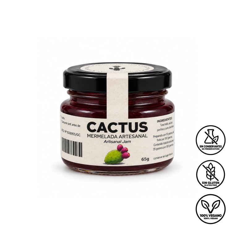 Mermelada de Cactus Artesanal 65 g