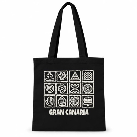 Bolsa Tote de Algodón Pintaderas Canarias