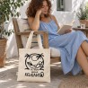 Bolsa Tote de Algodón "Se Vive Mejor Relajadit@"