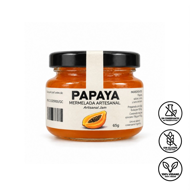 Mermelada Artesanal de Papaya 65 g