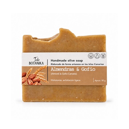 Jabón Artesanal de Almendras y Gofio Canario 90 g