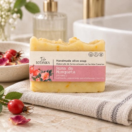 Handcrafted Rosehip Soap, 90 g