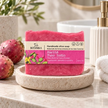 Handcrafted Shea Butter and Indian Prickly Pear Soap, 90 g