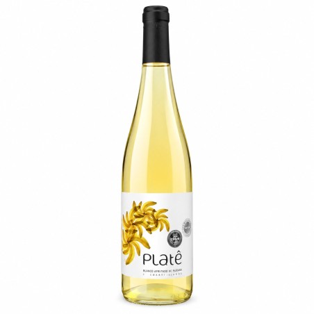 Vino blanco afrutado de plátano