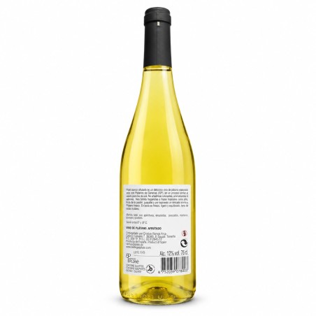 Vino blanco afrutado de plátano