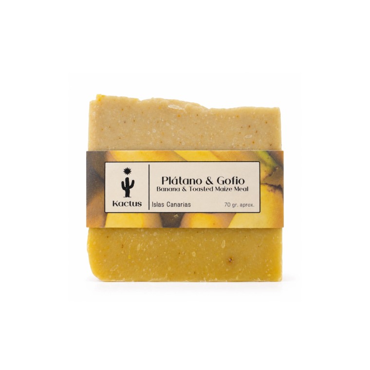 Jabón Artesanal de Plátano y Gofio 70 g
