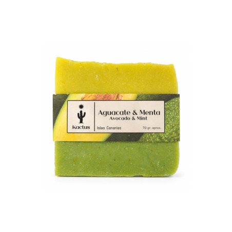 Jabón Artesanal de Aguacate y Menta 70 g