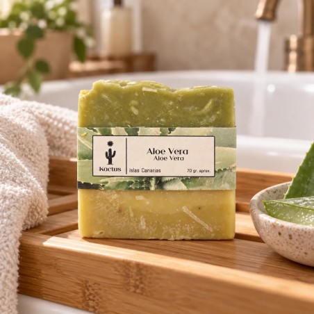 Jabón Artesanal de Aloe Vera 70 g