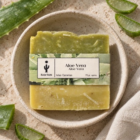 Jabón Artesanal de Aloe Vera 70 g