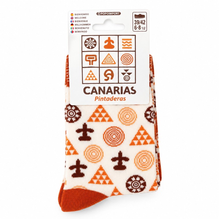 Calcetines de pintaderas