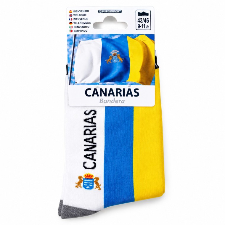 Canary Islands Flag Socks
