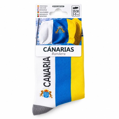 Calcetines bandera de Canarias