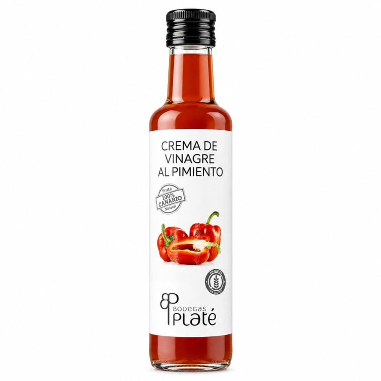 Crema de vinagre al pimiento