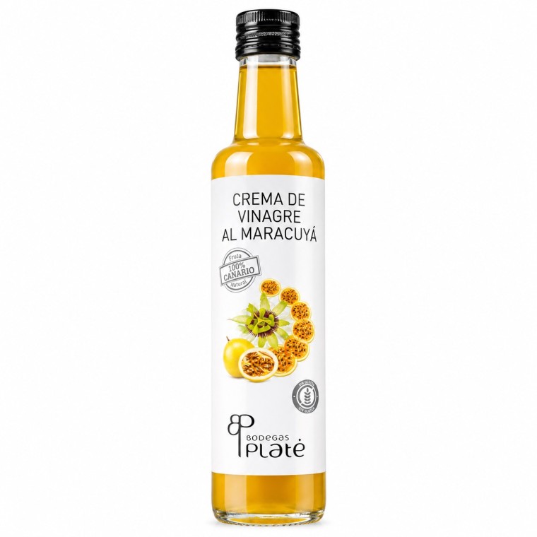 Crema de vinagre al maracuyá