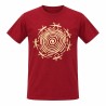 Camiseta Adulto Roja Lagarto Espiral