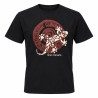 Camiseta Adulto Negra Lagarto Pintadera