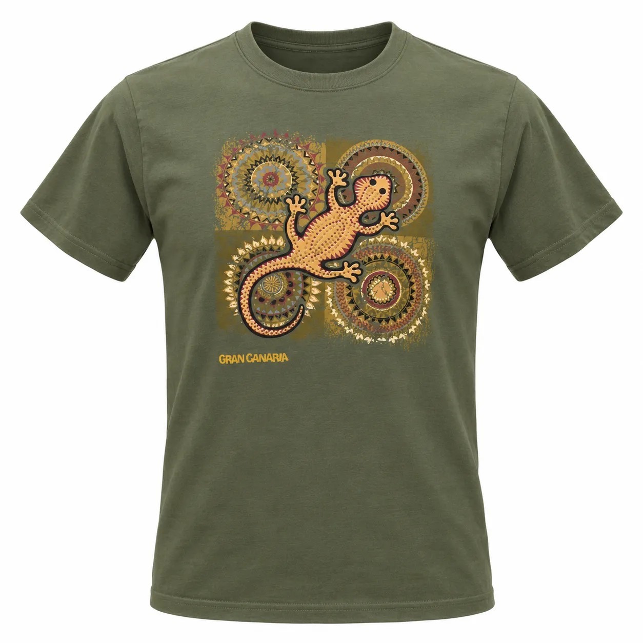 Camiseta Adulto Verde Lagarto