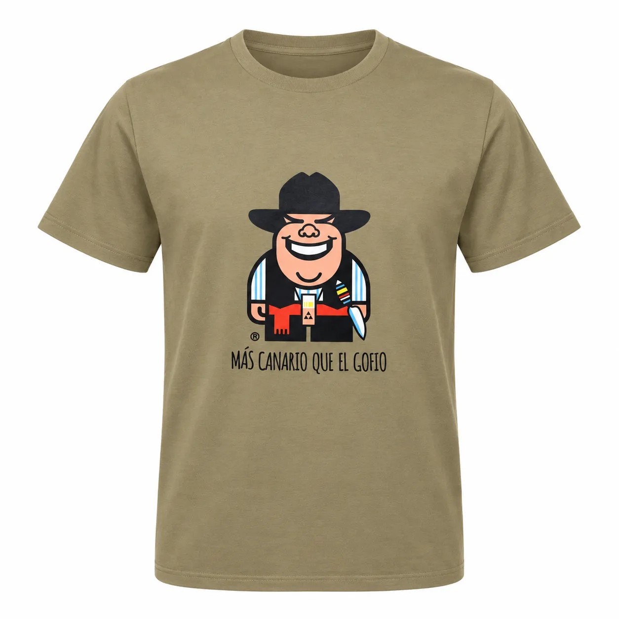 Camiseta Adulto "Más canario que el gofio"