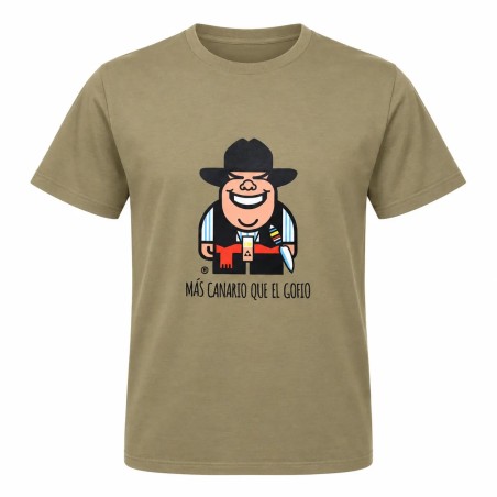 Camiseta Adulto "Más canario que el gofio"