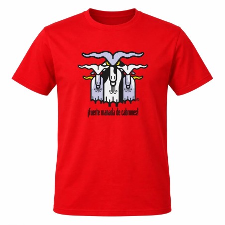 Camiseta Adulto "Fuerte manada de cabrones"