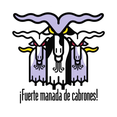 Camiseta Adulto "Fuerte manada de cabrones"
