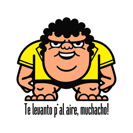 Camiseta Adulto "Te levanto p´al aire muchacho"