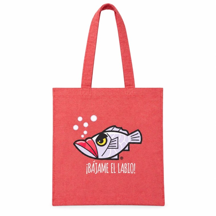Bolsa de algodón "Bájame el labio"