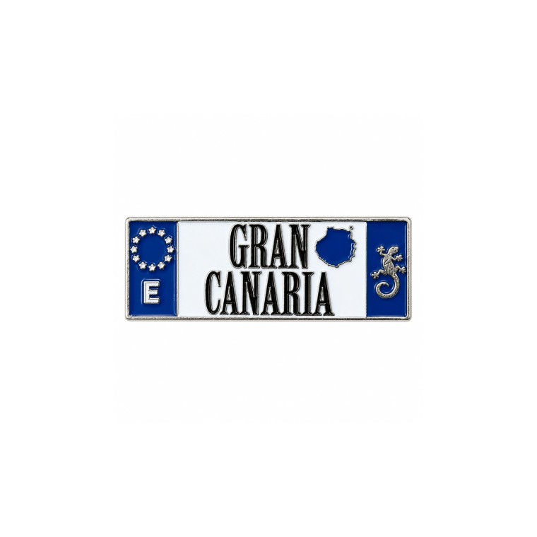 Pin Metálico Matrícula Gran Canaria