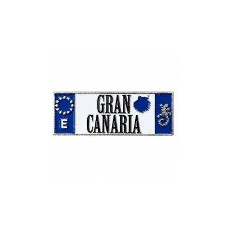 Pin Metálico Matrícula Gran Canaria