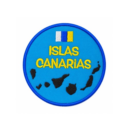 Embroidered “Canary Islands” Heat Patch