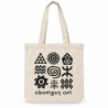 Bolsa Tote de Algodón Aborigen Art
