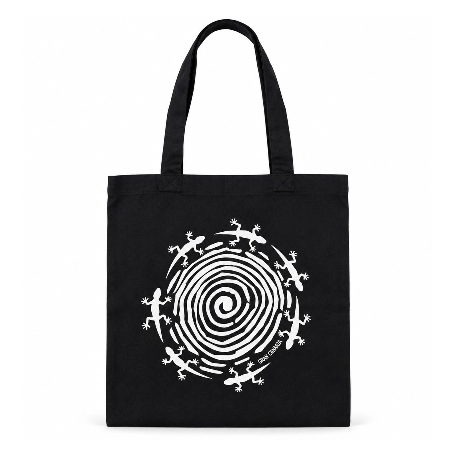 Spiral Lizards Cotton Tote Bag