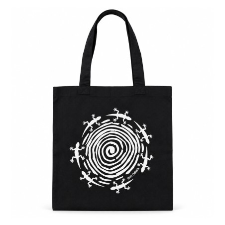 Bolsa Tote de Algodón Lagartos Espiral