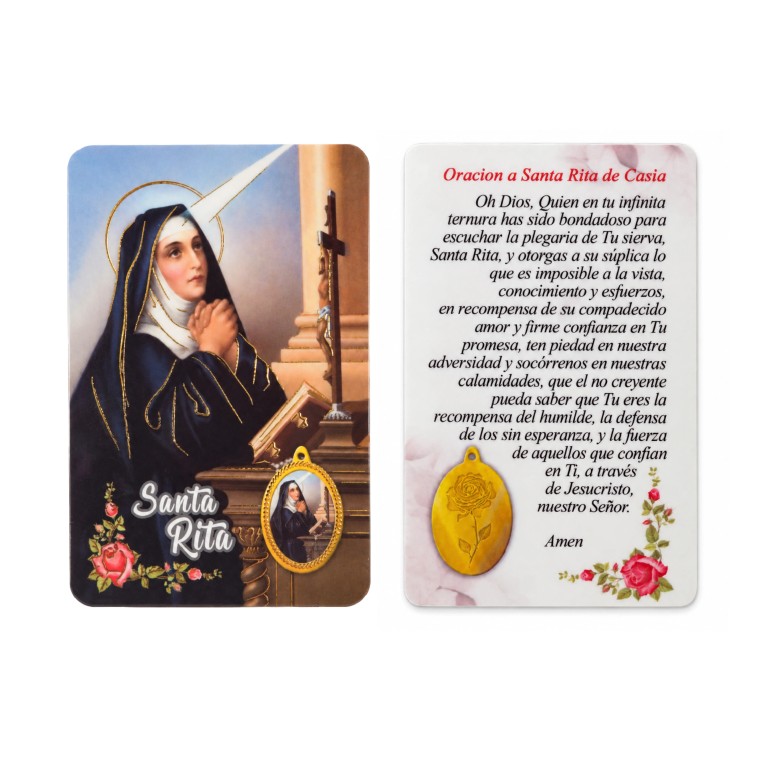 Religious Prayer Card – Saint Rita of Cascia