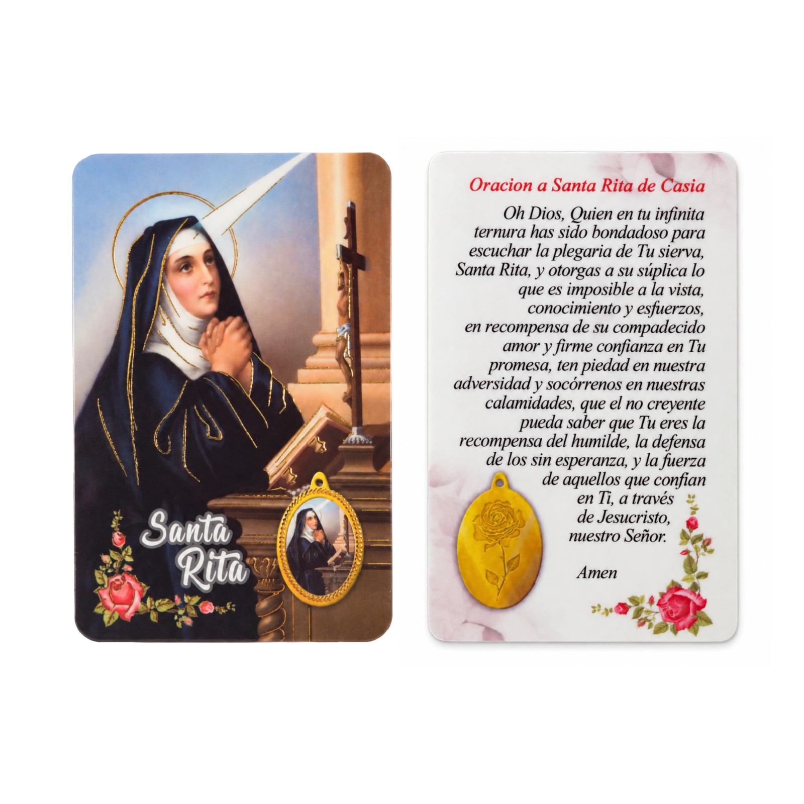 Religious Prayer Card – Saint Rita of Cascia