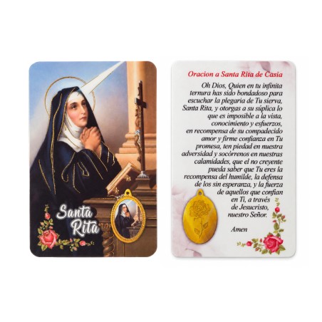 Religious Prayer Card – Saint Rita of Cascia