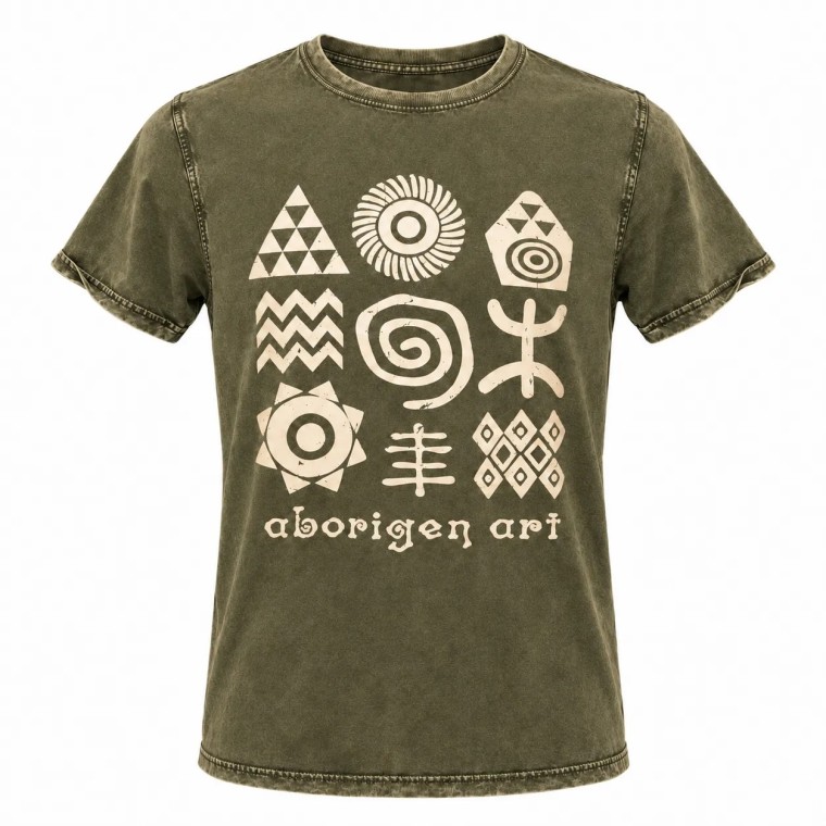 Camiseta Adulto Lavada a la Piedra Verde