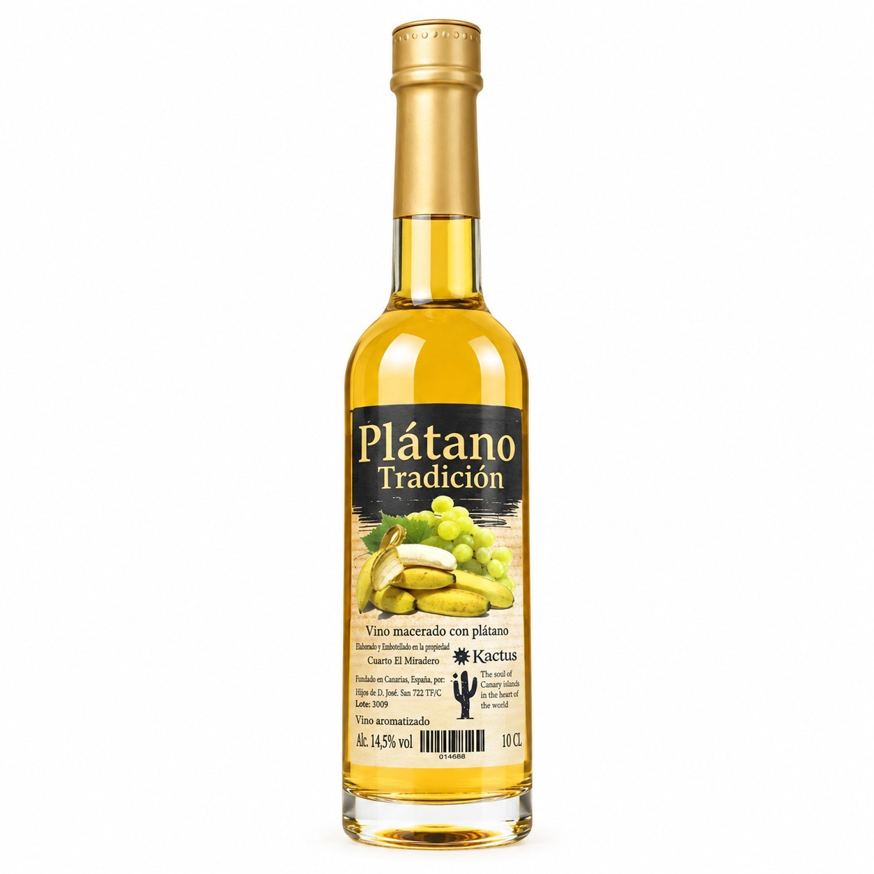 Vino de plátano, 10 cl.