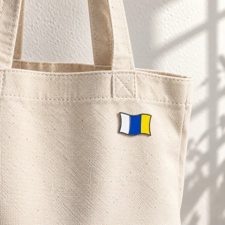 Pin Metálico Bandera Canaria