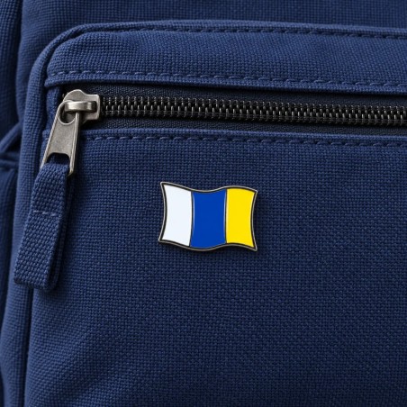 Pin Metálico Bandera Canaria