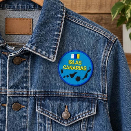 Embroidered “Canary Islands” Heat Patch
