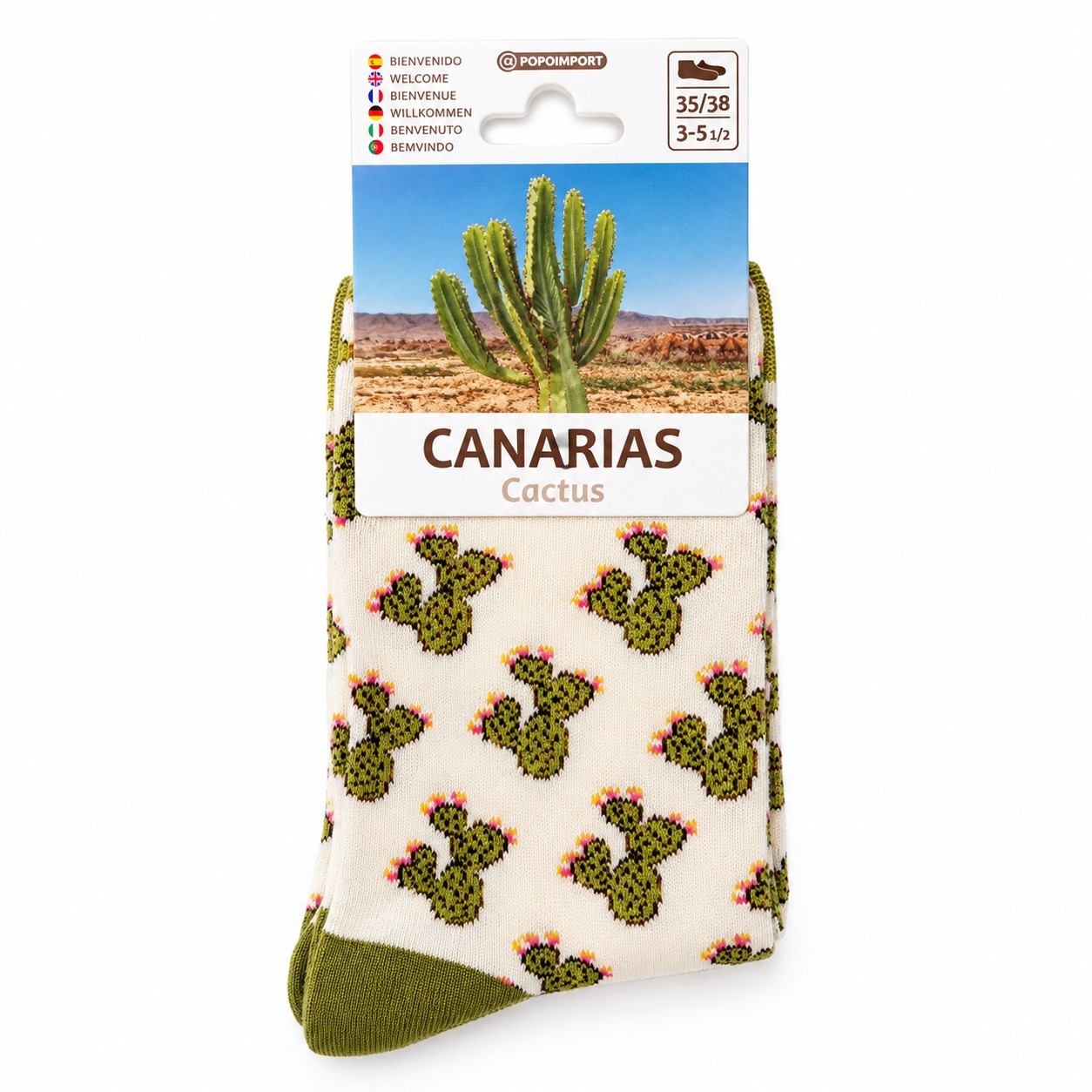 Calcetines de cactus