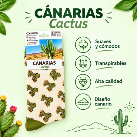 Calcetines de cactus