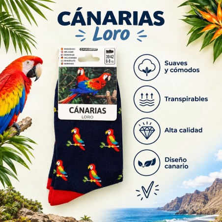 Calcetines de loros