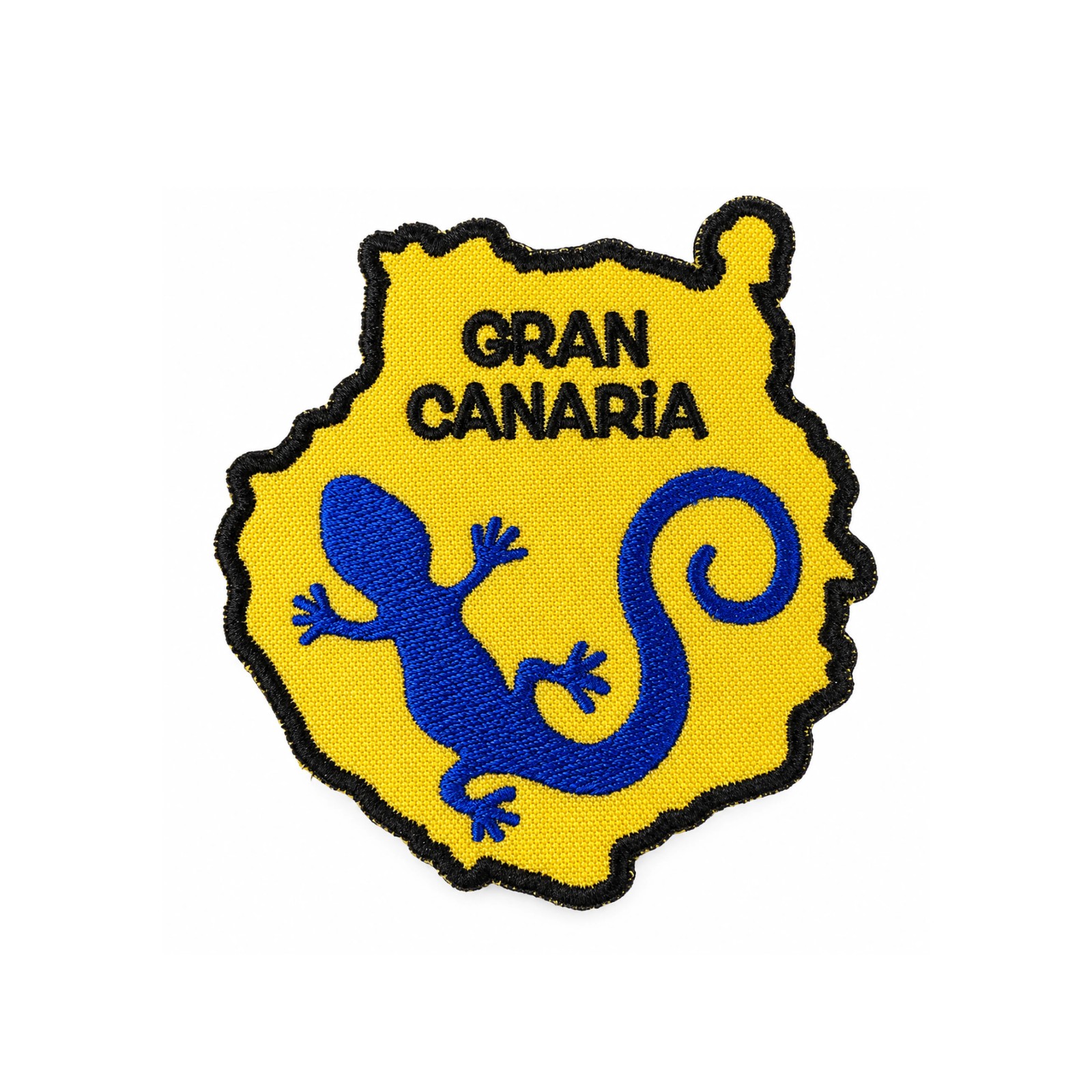 Gran Canaria Lizard Embroidered Iron-On Patch