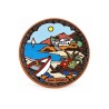 Handcrafted Ceramic Plate 10 cm - Volcanic Coast