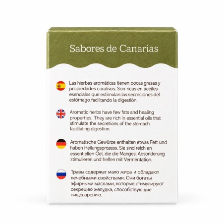 Sal marina con hierbas aromáticas
