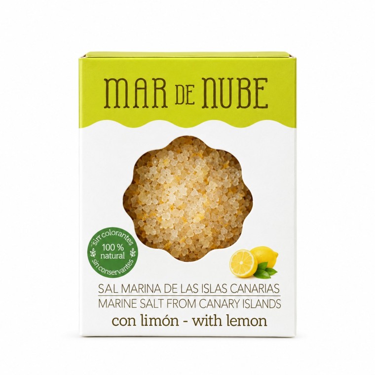 Sal marina con limón