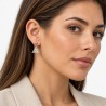 Classic Triangle Pintadera Stud Earring