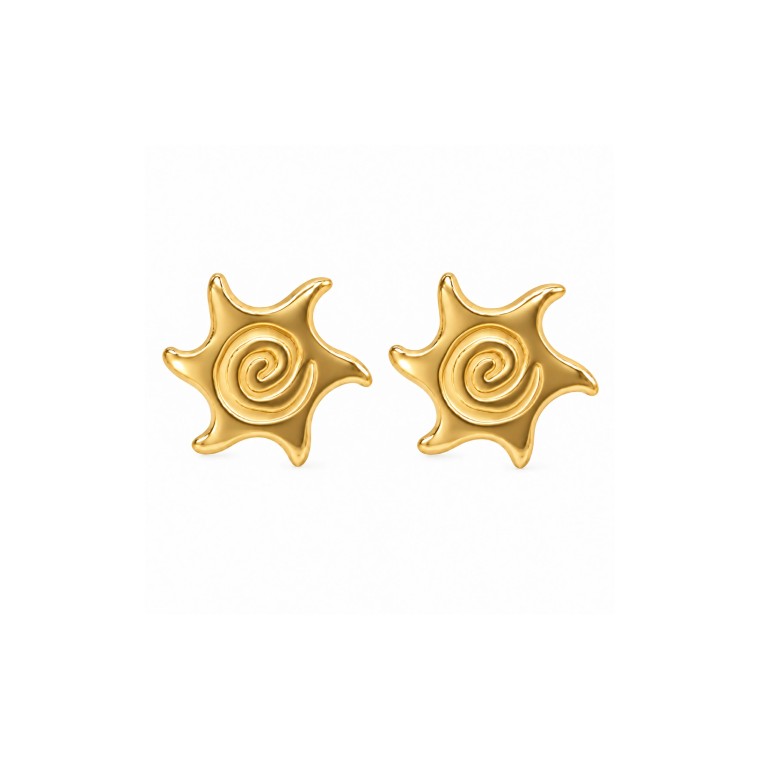 Pendientes Dormilona Sol Dorado